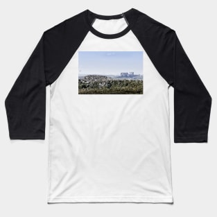 Guillemots on the Farne islands with Bamburgh Castle in the distance Baseball T-Shirt